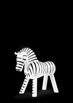 Kay Bojesen Zebra H14 cm i sort fra serien Other animals New