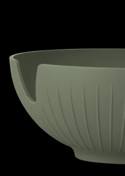 Kähler Brødkurv 29.5x20 cm i grøn fra serien Hammershøi