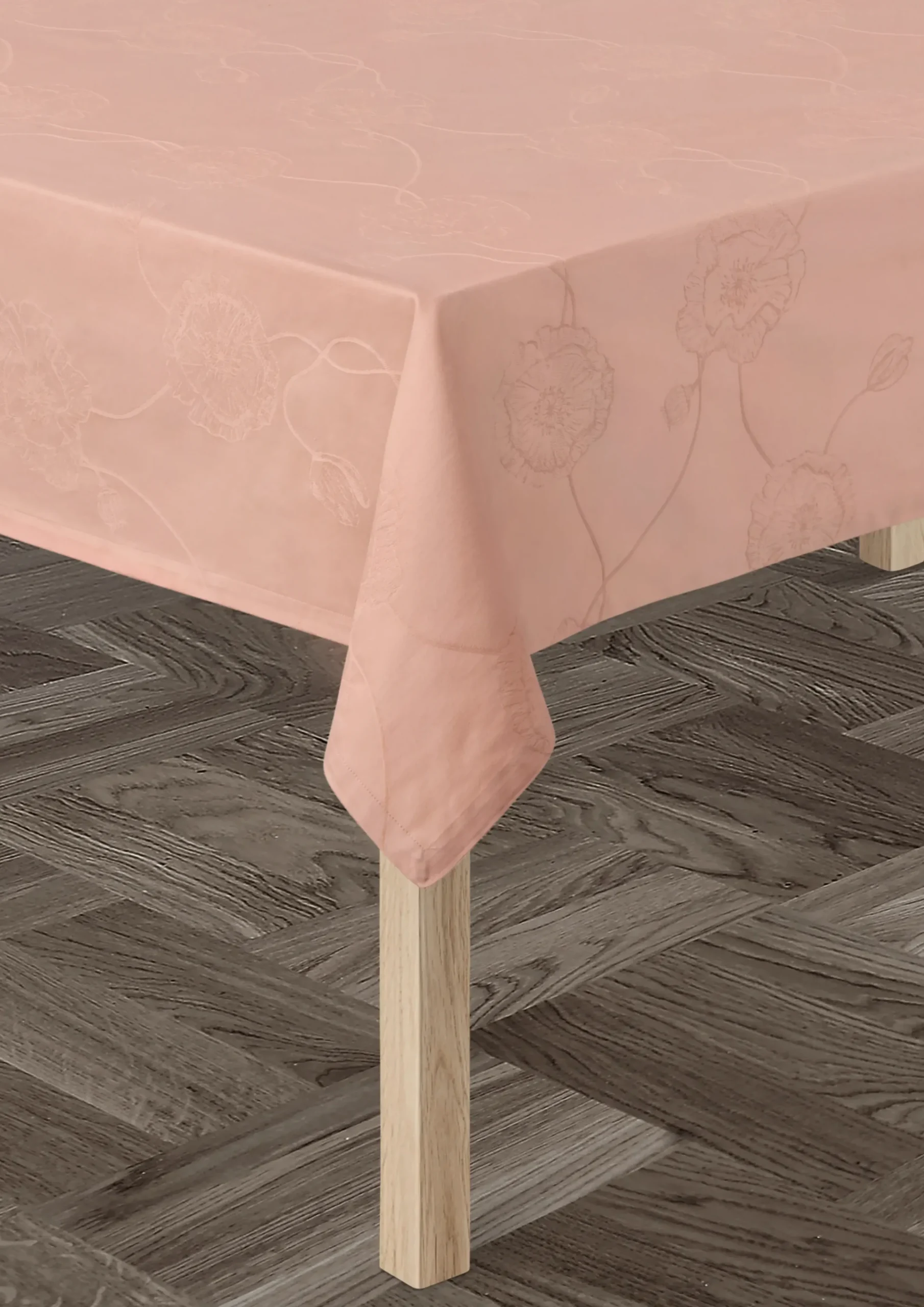 Kähler Damaskdug 150x320 cm i rosa | Køb hos Rosendahl.com New