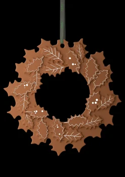Kähler Gingerbread Julekrans Ø18.5 cm brun | Køb nu Outlet