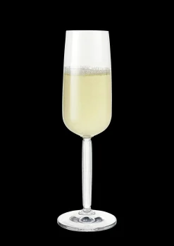 Kähler Hammershøi Champagneglas 24 cl klar 2 stk. | Køb her Outlet