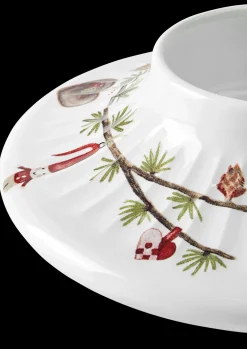 Kähler Hammershøi Christmas Bloklysestage Ø13 cm hvid m deko Sale