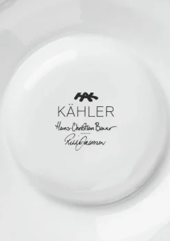 Kähler Hammershøi Christmas Bloklysestage Ø13 cm hvid m deko Sale