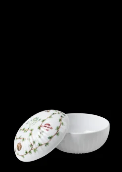 Kähler Hammershøi Christmas Bonbonniere Ø12 cm hvid m. deko Online