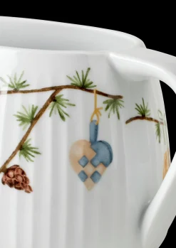 Kähler Hammershøi Christmas Saucekande 66 cl hvid m. deko Best