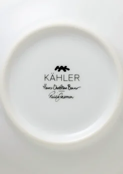 Kähler Hammershøi Christmas Skål Ø16 cm hvid m. deko 2 stk. Outlet