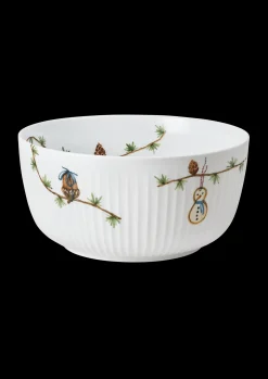 Kähler Hammershøi Christmas Skål Ø21 cm hvid m. deko Discount