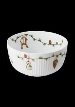 Kähler Hammershøi Christmas Skål Ø21 cm hvid m. deko Discount