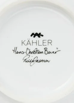 Kähler Hammershøi Christmas Skål 2024 Ø12 cm hvid m. deko Discount