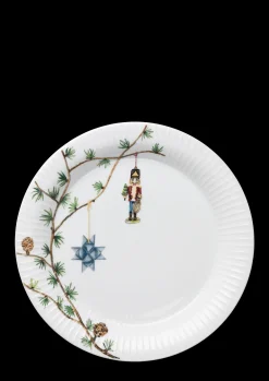 Kähler Hammershøi Christmas Tallerken hvid m. deko | Køb her New