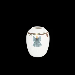 Kähler Hammershøi Christmas Vase hvid m. deko | Køb her Clearance