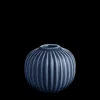 Kähler Hammershøi Lysestage rund Ø7.5 cm indigo | Køb her Discount