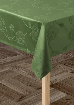 Kähler Hammershøi Poppy Damaskdug 150x320 cm grøn | Køb her Online