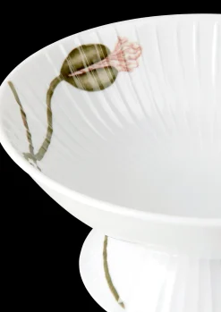 Kähler Hammershøi Poppy Opsats Ø16 cm hvid m. deko | Køb her Outlet
