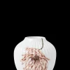 Kähler Hammershøi Poppy Vase H13 hvid m. deko | Køb her Best
