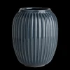 Kähler Hammershøi Vase H21 antracitgrå (15381) | Køb her Outlet
