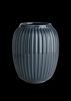 Kähler Hammershøi Vase H21 antracitgrå (15381) | Køb her Outlet