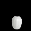 Kähler Hammershøi Vase H10.5 hvid (15370) | Køb her Best