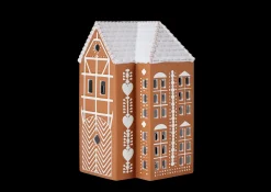 Kähler Lyshus stor i brun fra serien Gingerbread | Køb her Discount