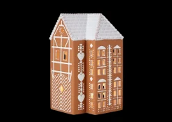 Kähler Lyshus stor i brun fra serien Gingerbread | Køb her Discount