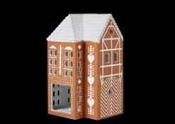 Kähler Lyshus stor i brun fra serien Gingerbread | Køb her Discount