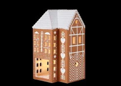 Kähler Lyshus stor i brun fra serien Gingerbread | Køb her Discount