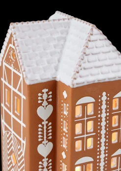 Kähler Lyshus stor i brun fra serien Gingerbread | Køb her Discount