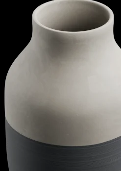 Kähler Omaggio Circulare Vase H31 cm antracitgrå | Køb nu Clearance