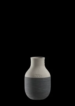 Kähler Omaggio Circulare Vase H12.5 cm antracitgrå | Køb nu New
