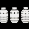 Kähler Omaggio Vase miniature sølv 3 stk. (15350) | Køb her Hot
