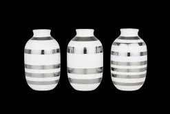 Kähler Omaggio Vase miniature sølv 3 stk. (15350) | Køb her Hot