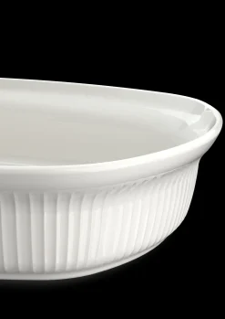 Kähler Ovnfast fad 39x29.5 cm i hvid fra serien Hammershøi Sale