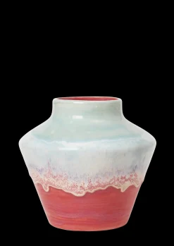 Kähler Poppery Vase H20.5 cm mint/pink | Køb hos os Online