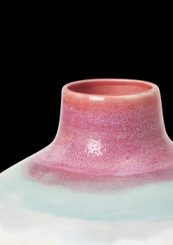 Kähler Poppery Vase med æble H32 cm pink/mint/gul | Køb nu New