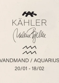 Kähler Vandmand H19 i hvid fra serien Astro | Køb her New
