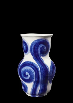 Kähler Vase H22.5 cm i blå fra serien Tulle | Køb her Clearance