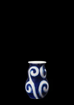 Kähler Vase H13 cm i blå fra serien Tulle | Køb her Sale