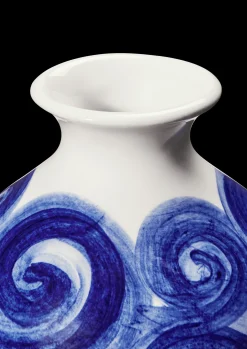 Kähler Vase H10.5 cm i blå fra serien Tulle | Køb her New