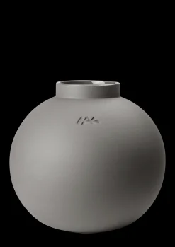 Kähler Vase H20 cm i grå fra serien Globo | Køb her Sale