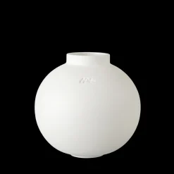 Kähler Vase H20 cm i hvid fra serien Globo | Køb her Clearance