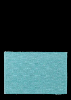 Lyngby Porcelæn Herringbone Dækkeserviet 43x30 cm turkis Best