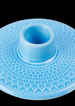 Lyngby Porcelæn Kronelysestage H3 cm i blå | Køb her Online