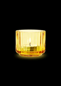 Lyngby Porcelæn Lyngby Fyrfadsstage Ø6.7 cm amber - Køb her Online
