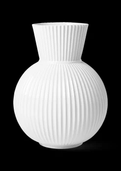 Lyngby Porcelæn Lyngby Tura Vase H34 hvid porcelæn | Køb her Sale