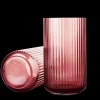 Lyngby Porcelæn Lyngby Vase burgundy mundblæst glas Sale
