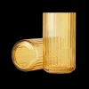Lyngby Porcelæn Lyngby Vase H15.5 amber mundblæst glas Discount