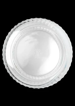 Lyngby Porcelæn Lyngby Vase H25 cm swirl hvid mundblæst glas New