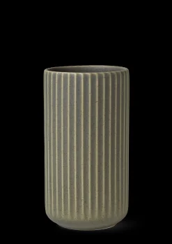 Lyngby Porcelæn Lyngby Vase H20.5 cm olivengrøn fajance Hot