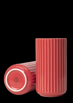 Lyngby Porcelæn Lyngby Vase H15.5 cm rød porcelæn | Køb nu Clearance