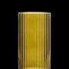 Lyngby Porcelæn Lyngby Vase H20.5 olivengrøn mundblæst glas New
